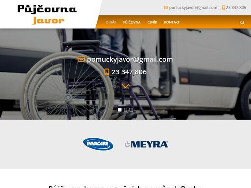 půjčovna pomůcek pro handicapované, půjčovna mechanické, elektrické vozíky, polohovací postele, motomedy, chodítka, schodolezy praha