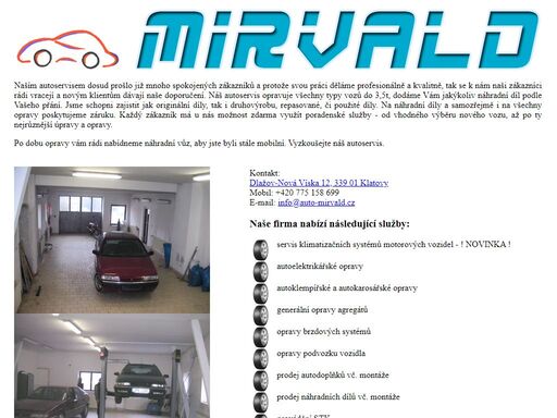 www.auto-mirvald.cz