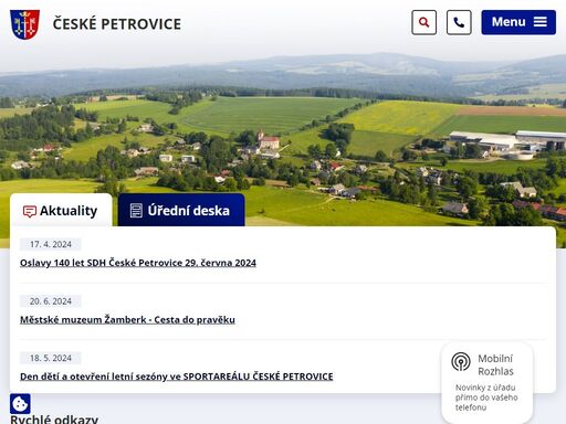 české petrovicejsou obec v okrese ústí nad orlicí. nachází se v jižní části orlických hor při hranici s polskem, asi 12 km severovýchodně od města žamberk.
