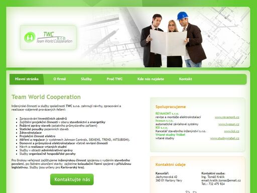 twc s.r.o. je společnost zabývající se inženýrskými službami, inženýrskou činností a vrtání studen. 