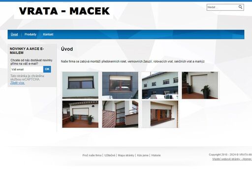 www.vrata-macek.cz