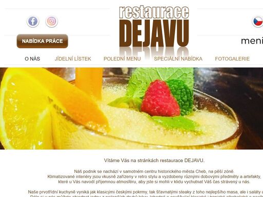 www.restauracedejavu.cz