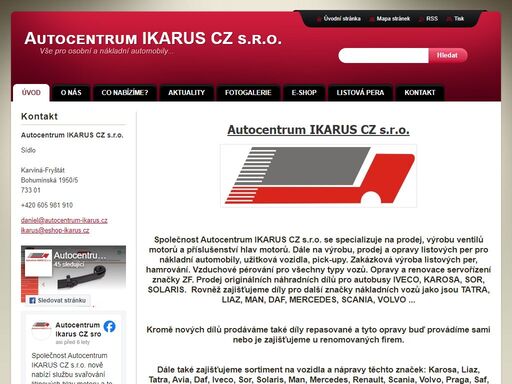 www.autocentrum-ikarus.cz