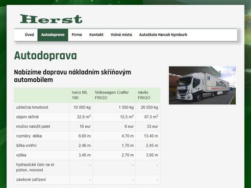 nabízíme dopravu nákladním skříňovým automobilem. tel.: 724 649 660, 603 427 437. nymburk.