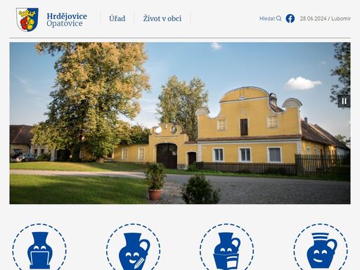 oficiální webové stránky obce hrějovice - opatovice