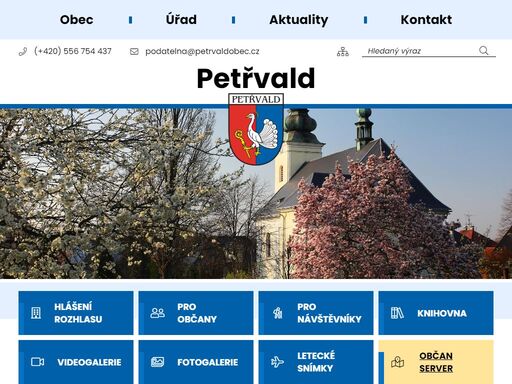 oficiální stránky obce petřvald