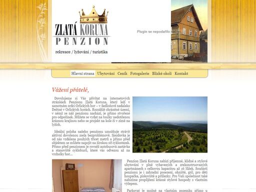 www.penzionzlatakoruna.cz