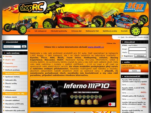 internetový obchod kapička racing