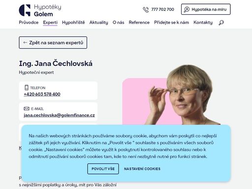 golemfinance.cz/najdi-experta/jana-cechlovska
