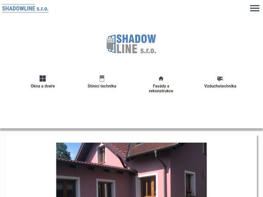 shadowline s.r.o - jsme firma sídlící v klatovech zabývající se výrobou širokého sortimentu jako jsou okna, dveře, stínící technika, vzduchotechnika nebo garážová vrata. 