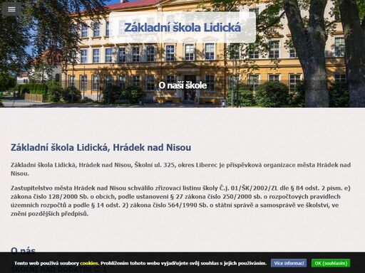 oficiální webové stránky města hrádek nad nisou - o naší škole
