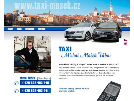 taxi michal mašek tábor, rodinná taxi firma s více než 30 letou tradicí.
