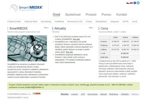 úvod - smartmedix® - medax systems s.r.o. - program pro vedení ordinace lékaře, doktory