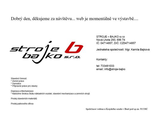 www.stroje-bajko.cz