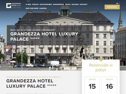 hotel grandezza se nachází přímo v srdci historického centra města brna. rezervujte online a získejte nejlepší cenu.