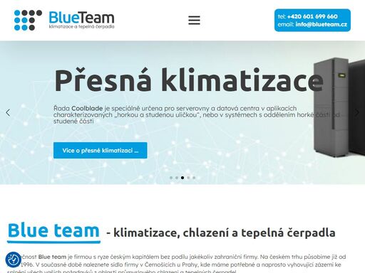 blue team je lídr v oboru průmyslového chlazení. blue team je výhradním dodavatelem italského výrobce blue box pro českou republiku.