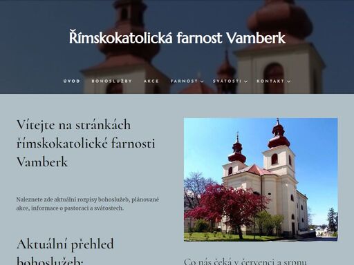 www.farnostvamberk.cz