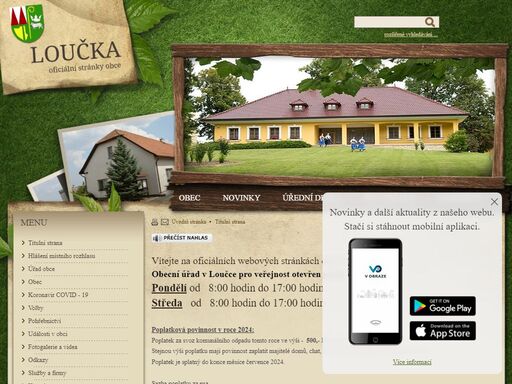 www.obecloucka.cz