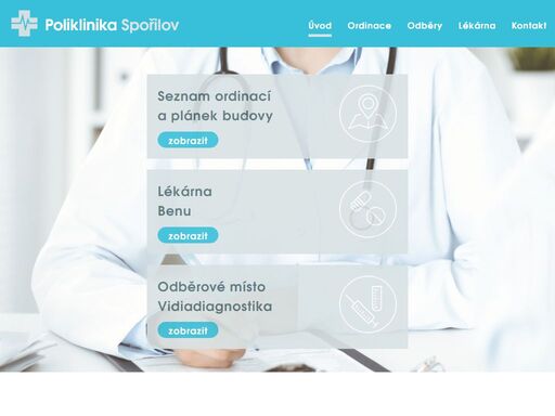 www.poliklinikasporilov.cz