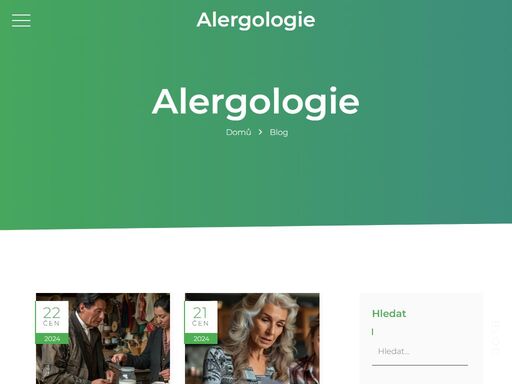 alergologie je specializovaný web nabízející komplexní informace o alergiích a jejich léčbě. web poskytuje užitečné informace o nejčastějších alergenech, příznacích alergických reakcí a možnostech prevence. naleznete zde také rady ohledně diagnostiky a léčebných metod od zkušené odbornice v oblasti alergologie. stránky jsou určeny jak pacientům s alergiemi, tak osobám, které chtějí rozšířit své znalosti o tomto rozšířeném zdravotním problému. jako expertka na alergie sdílí své odborné znalosti a tipy, jak žít plnohodnotný život i s alergiemi. page 
