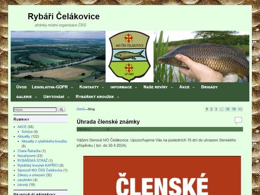 www.rybaricelakovice.cz