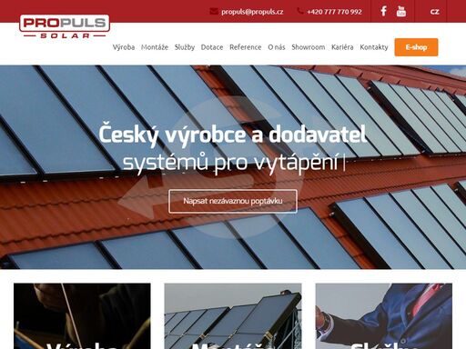 propuls solar s.r.o. - český výrobce solárních kolektorů suntime.