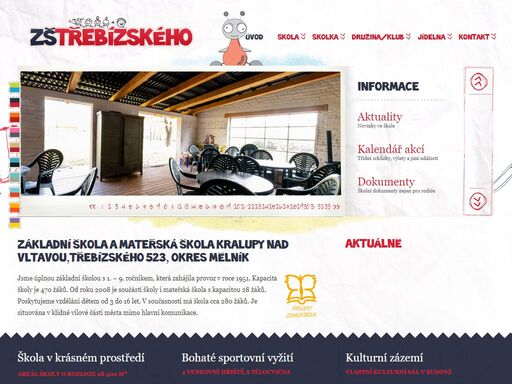 webové stránky základní a mateřské školy třebízského v kralupech nad vltavou.