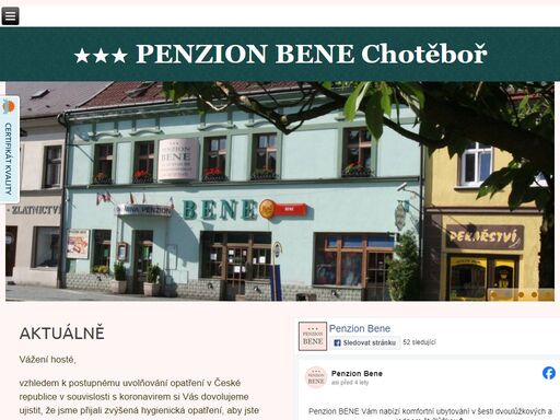 www.penzionbene.cz