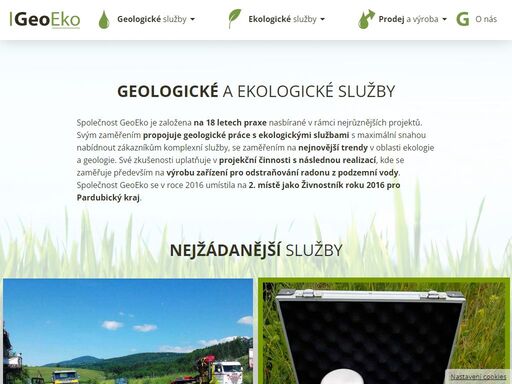 geologické a ekologické služby