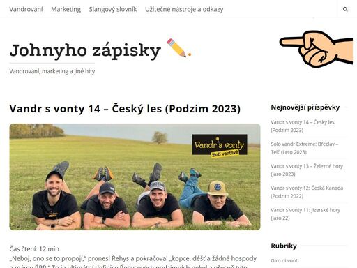 www.johnyhozapisky.cz