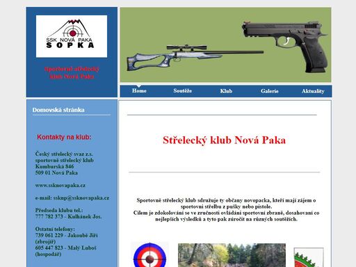 www.ssknovapaka.cz