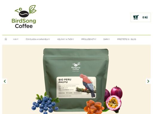 homepage, birdsong coffee