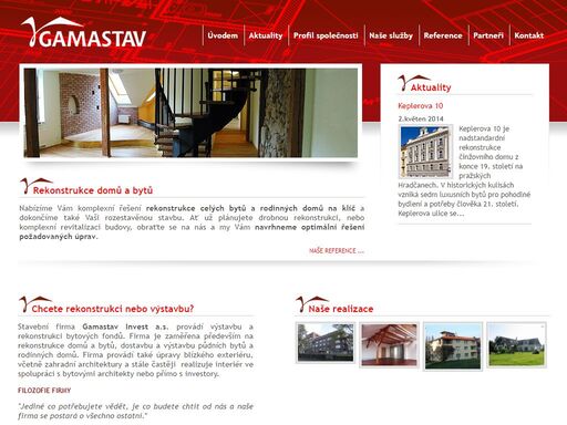 stavební firma gamastav invest a.s. provádí výstavbu a rekonstrukci bytových fondů.