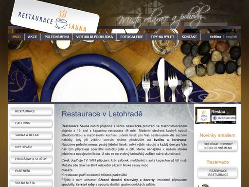 www.restaurantsauna.cz