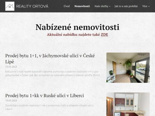 www.realityortova.cz