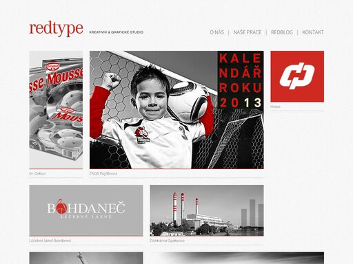 studio redtype se specializuje na kreativní koncepty, grafický design, předtiskovou přípravu, tiskovou produkci, elektronická média a marketing.