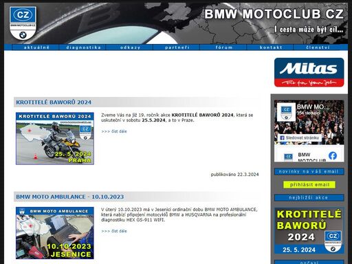 oficální web příznivců motocyklů bmw - bmw motoclub cz. cestování na motocyklech, výuka správné jízdy na motocyklu, servis motocyklů bmw, bmw inzerce