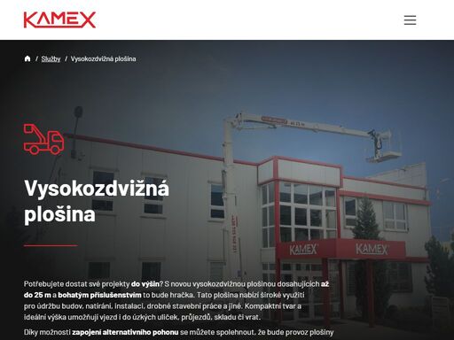 www.kamex.cz/vysokozdvizna-plosina