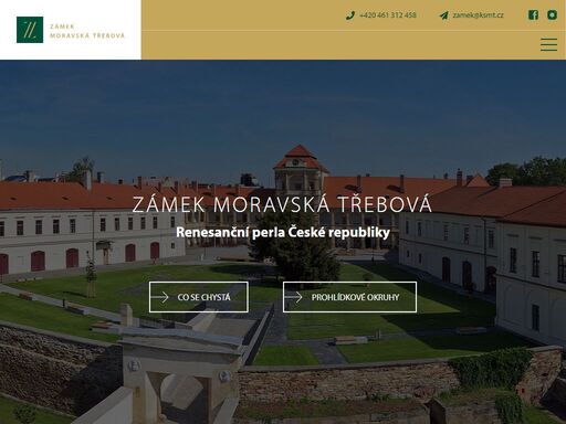 www.zamekmoravskatrebova.cz