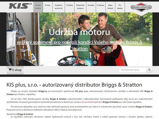 kis plus, s.r.o. - autorizovaný distributor briggs & stratton. vítejte na nových stránkách briggs.cz, provozovaných společností kis plus, s. ...