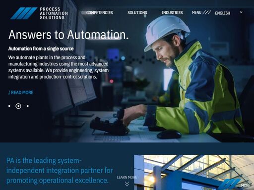 pa is the leading system-independent partner for automation and digitalization for process and manufacturing industries.
