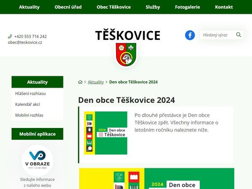 www.teskovice.cz