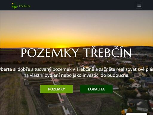 www.pozemky-trebcin.cz