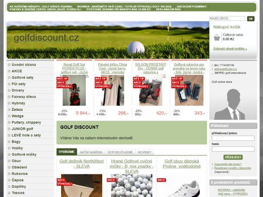 www.golfdiscount.cz