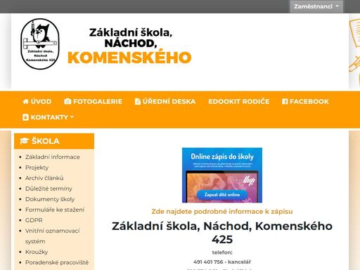 www.komenskehozsnachod.cz