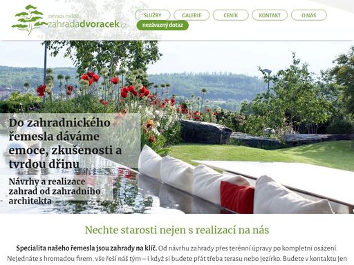 www.zahradadvoracek.cz