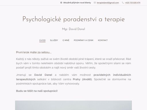 www.terapiedanel.cz