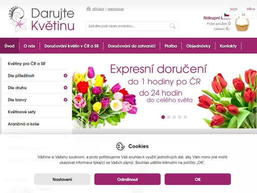 prodáváme kytice a květiny pro všechny příležitosti a zajišťujeme jejich doručení po celé české a slovenské republice a i do celého světa.