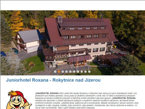 juniorhotel roxana - rokytnice nad jizerou, ubytování, svatby, konference, společenská setkání.