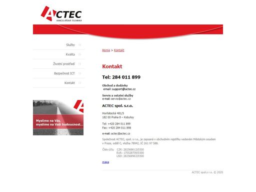 actec.cz/kontakt